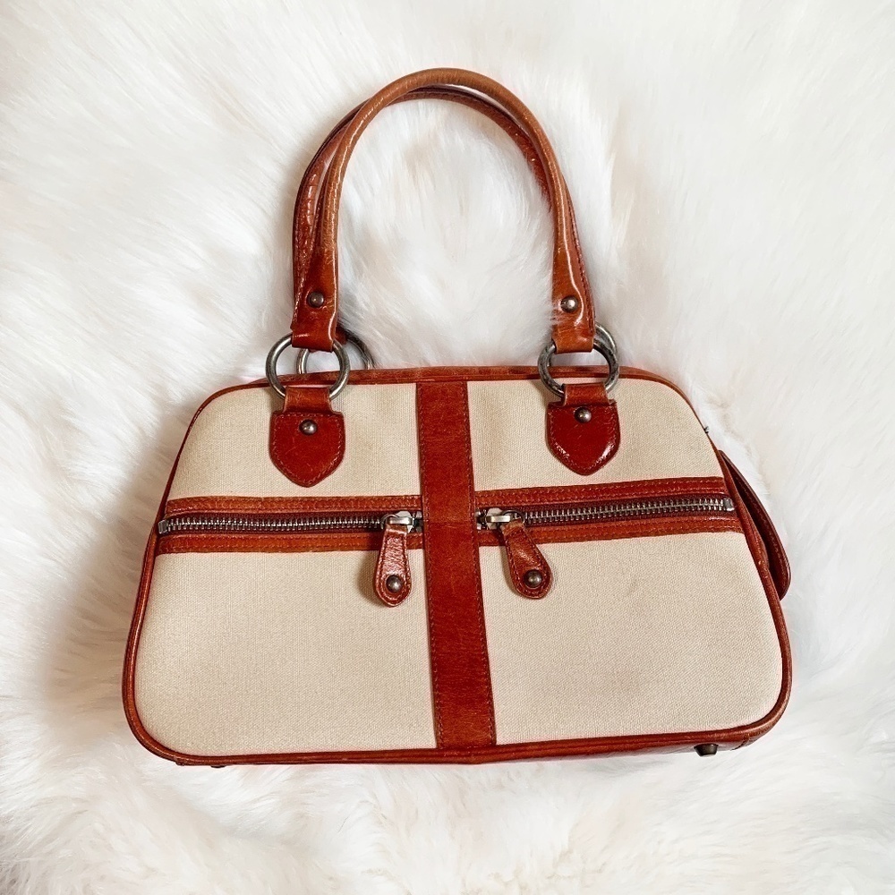 Nordstrom Women's Leather Canvas Handbag